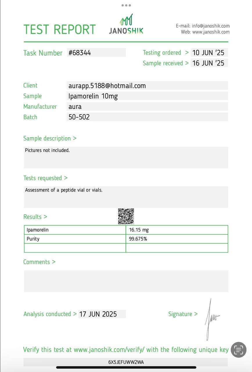 10x Ipamorelin Research Peptide