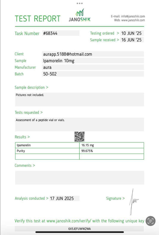 10x Ipamorelin Research Peptide