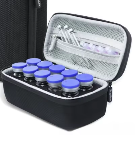 Premium EVA Waterproof Peptide Vial Storage Case