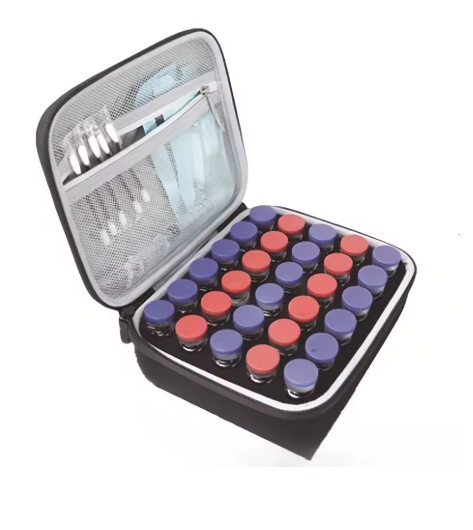 Premium EVA Waterproof Peptide Vial Storage Case